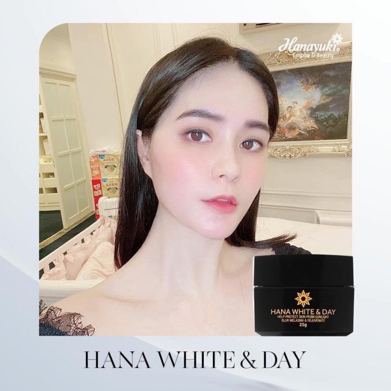 Kem dưỡng trắng da ban ngày Hanayuki - Hana White & Day