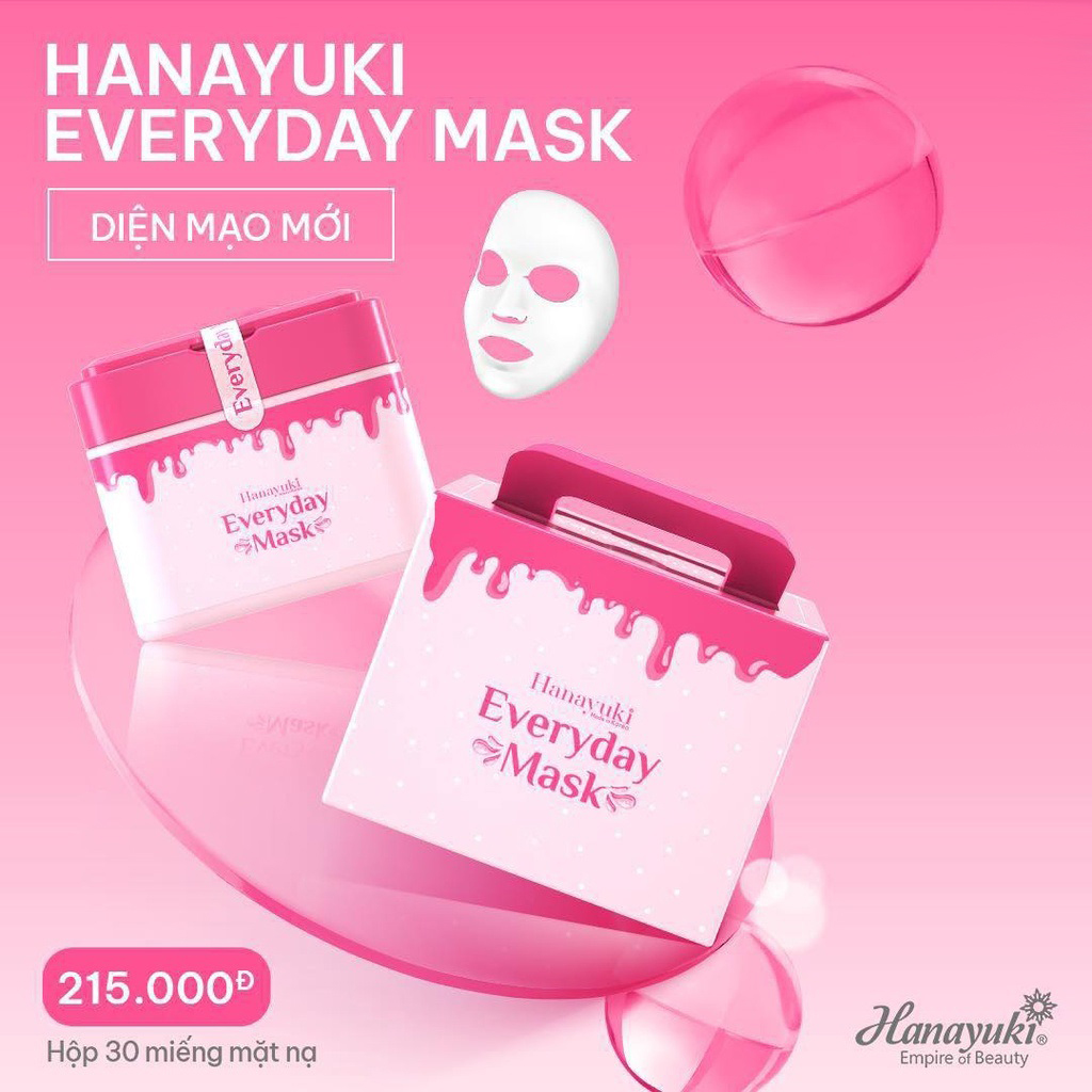 Mặt nạ dưỡng da hàng ngày Hanayuki Everyday Mask